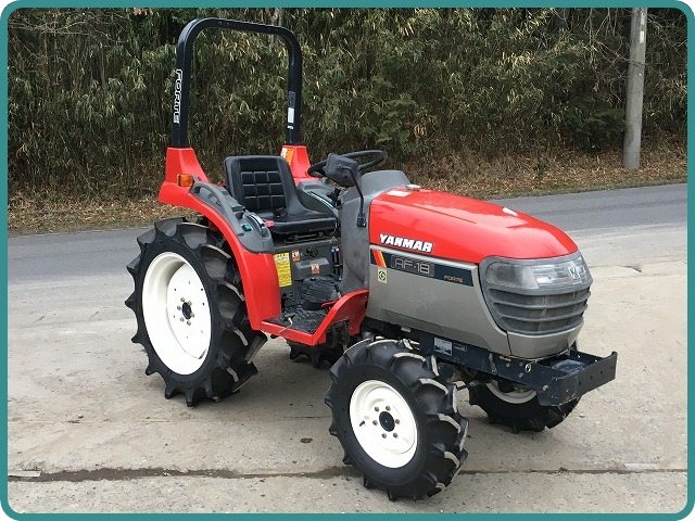 ヤンマー 中古トラクター AF-18 新品ハンマーナイフモアMK135付 | 草刈 