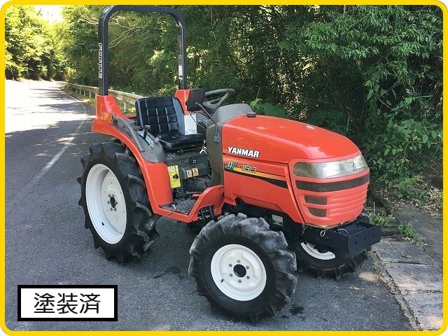 ヤンマー 中古トラクター AF-180 新品ハンマーナイフモアMK135付 