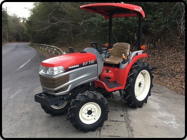ヤンマー 中古トラクター EF118 新品ハンマーナイフモアMK135付 | 草刈 